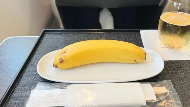 A Vegan Passenger Got Served Just A Banana In Japan Airlines Business Class