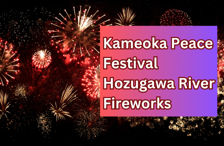 Kameoka Peace Festival Hozugawa River Fireworks