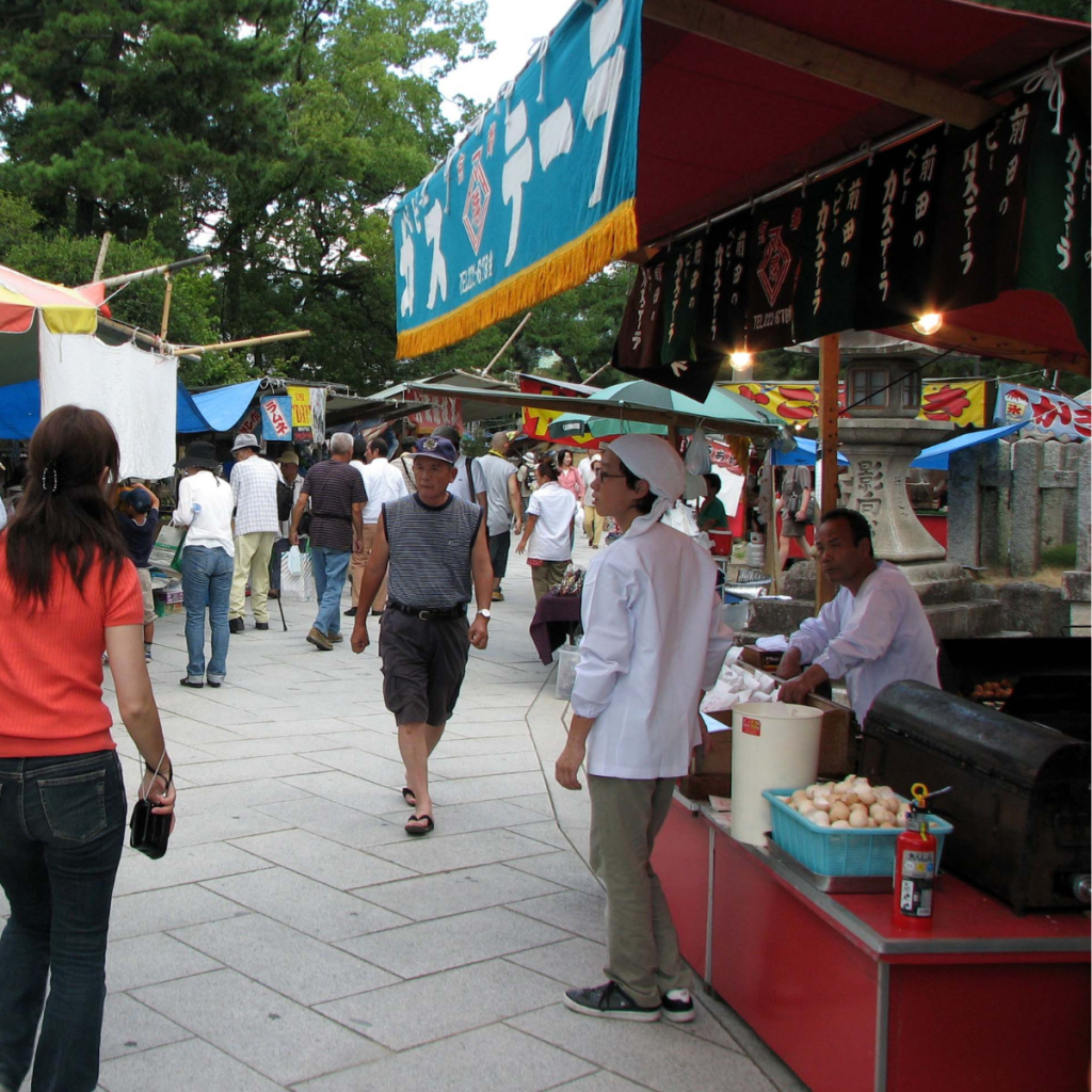 Kitano Tenmangu Market Stalls