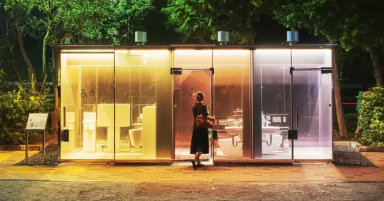 Tokyo’s Eye-Catching Transparent Public Bathrooms Challenge Social Norms