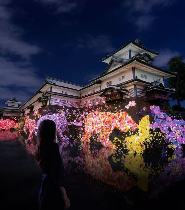 TeamLab Transforms Historic Kanazawa Castle into a Digital Art Space
