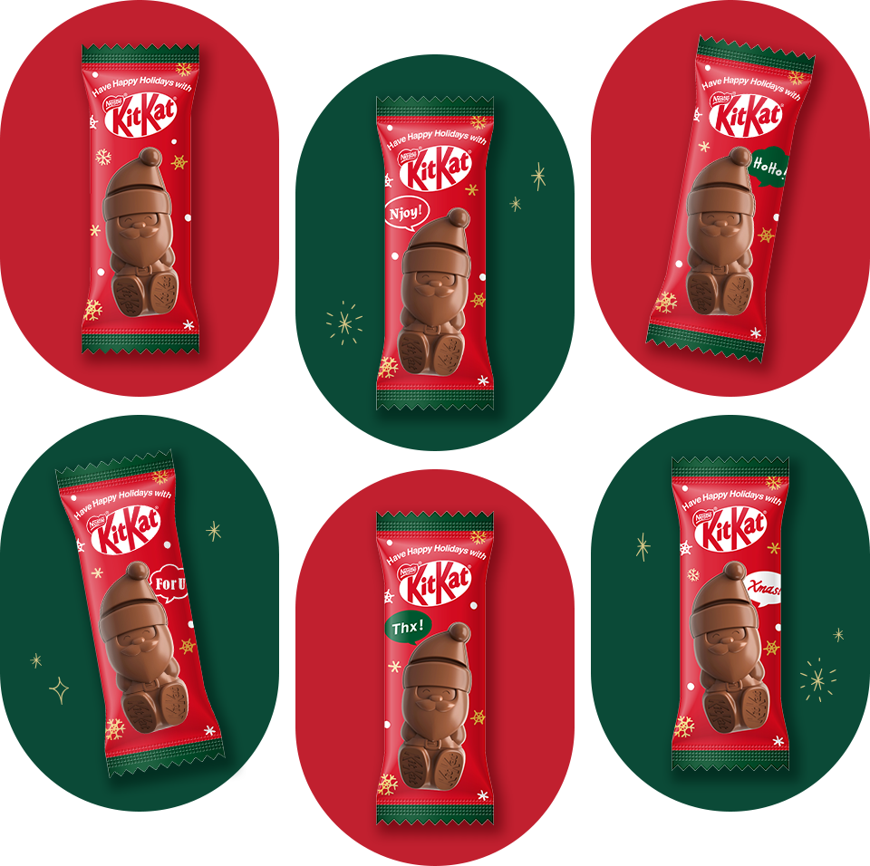 You can now get the Holiday Santa KitKat in Japan this Christmas