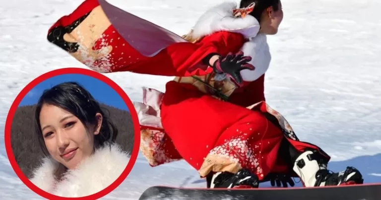 Video of Japanese Snowboarder in a Kimono Gone Viral
