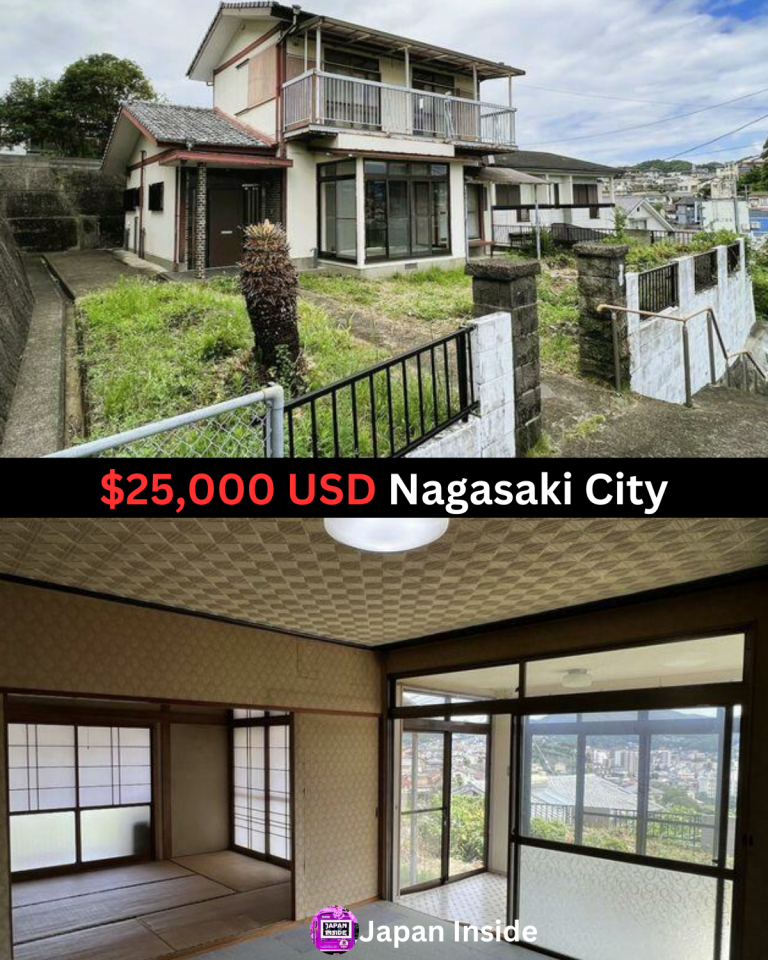 A Glimpse into Japanese Small-Town Living: A Nagasaki Home with a View