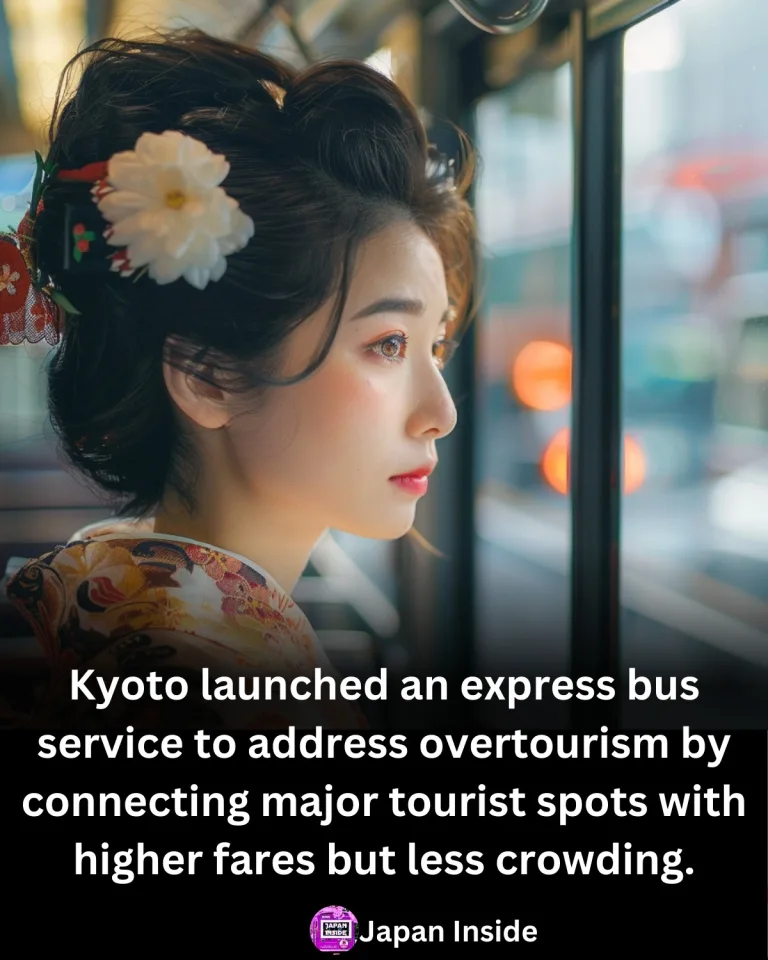 Kyoto Launches Express Buses to Combat Overtourism