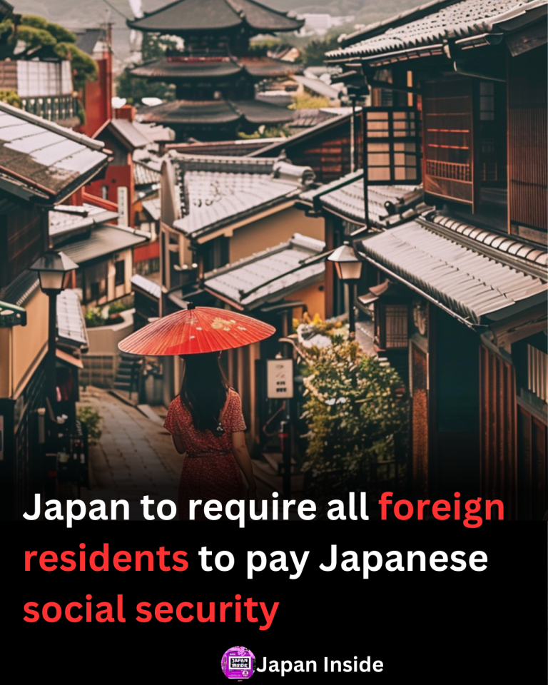 Japan to Require All Foreign Residents to Enroll in National Pension System