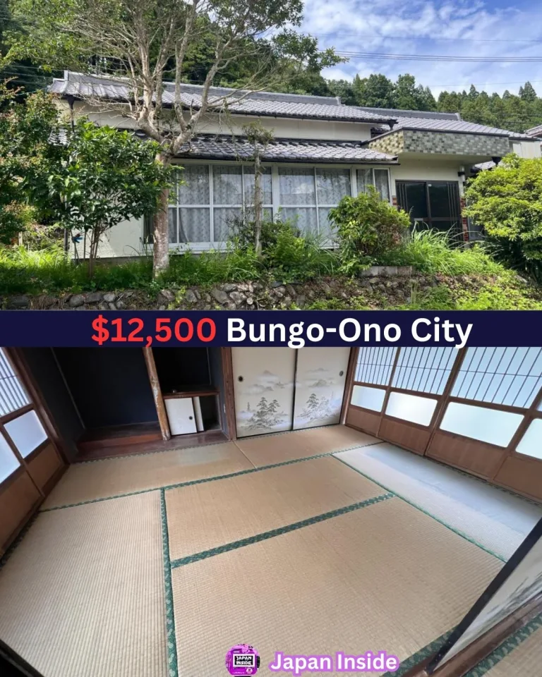 Cozy 4K Single-Story Home, $12,500, Bungo-Ono City