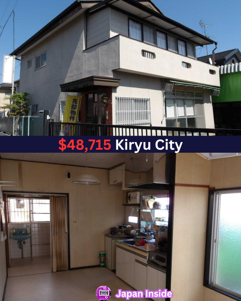 Spacious Station-Adjacent Home in Kiryu for just $48,715