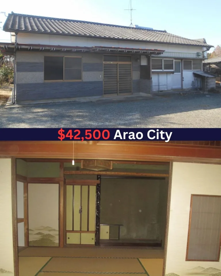 Spacious 4DK Countryside Home, $42,500, Arao City