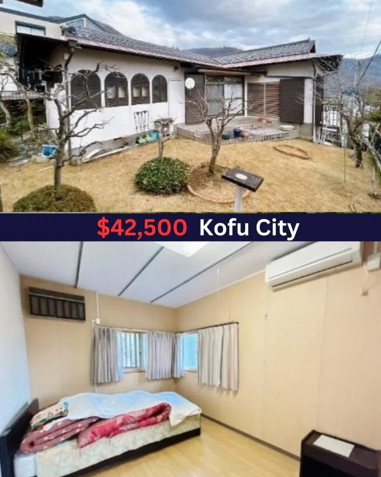 Spacious Hilltop 3SLDK Home, $42,500, Kofu City