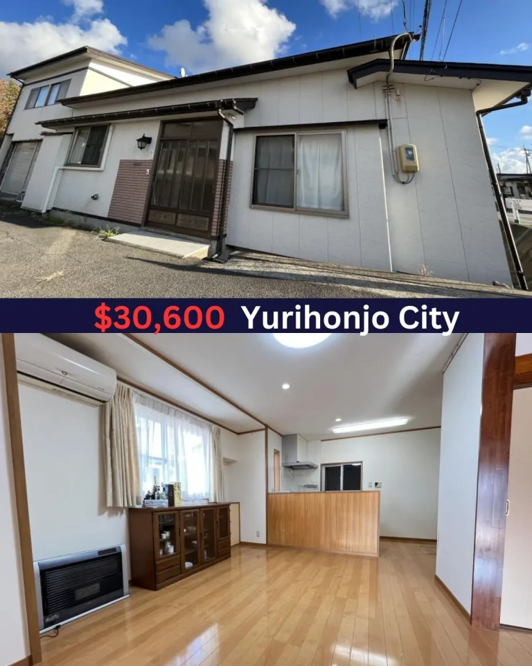 Spacious Renovated 5LDK Home: $30,600 in Yurihonjo City