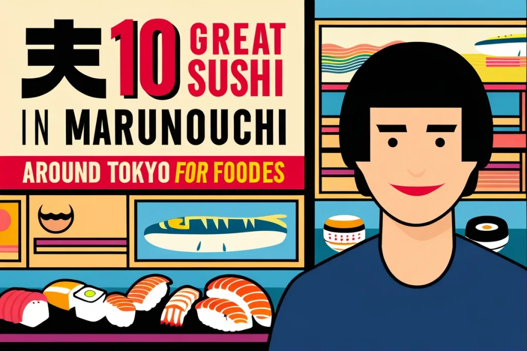 10 Great Sushi Restaurants in Marunouchi Around Tokyo for Foodies