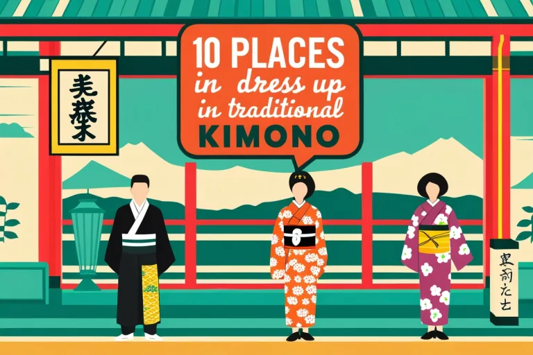 10 Places in Kyoto to Dress Up in Traditional Kimono