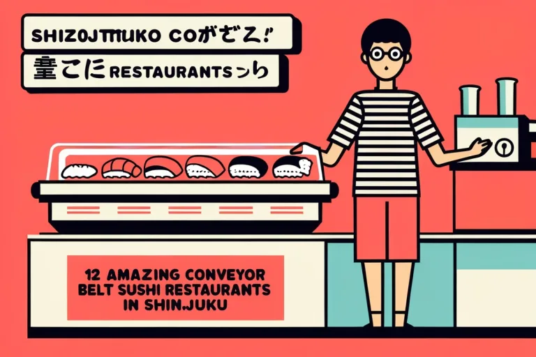 12 Amazing Conveyor Belt Sushi Restaurants in Shinjuku