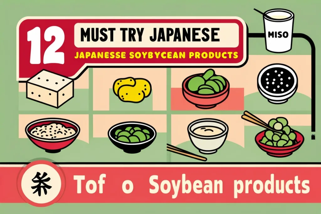 12 Must Try Japanese Soybean Products Tofu Natto Edamame Miso