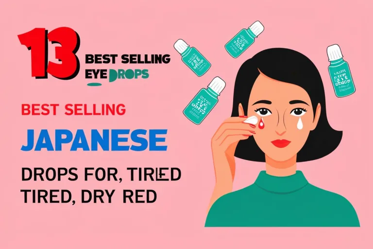 13 Best Selling Japanese Eye Drops For Tired Dry Red