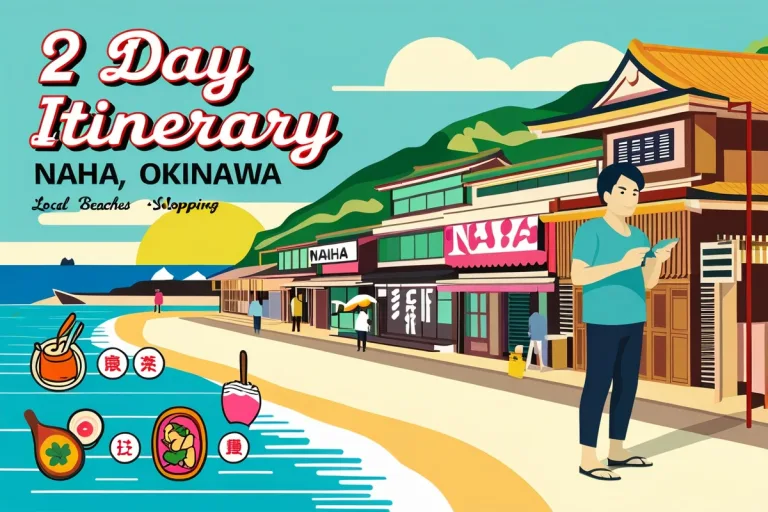 2 Day Itinerary Naha Okinawa Local Cuisine History Beaches Shopping