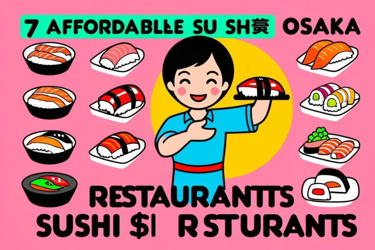 7 Affordable Sushi Restaurants in Osaka 北道府 Osaka 大阪市