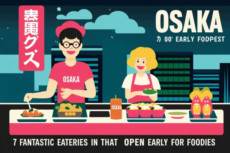 7 Fantastic Eateries in Osaka That Open Early for Foodies