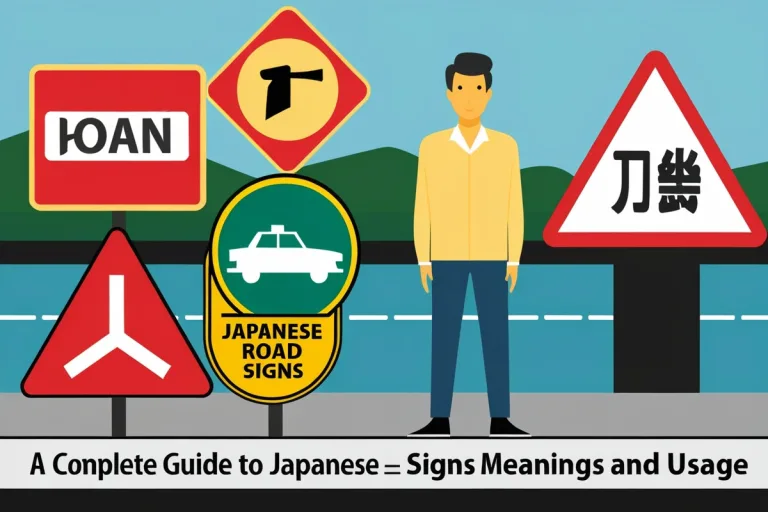 A Complete Guide To Japanese Road Signs Meanings And Usage