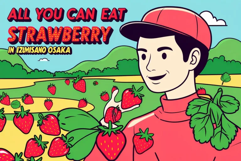 All You Can Eat Strawberry Picking in Izumisano Osaka