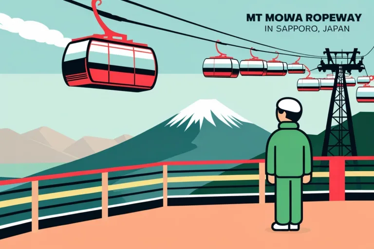 Best Views from Mt Moiwa Ropeway in Sapporo, Japan