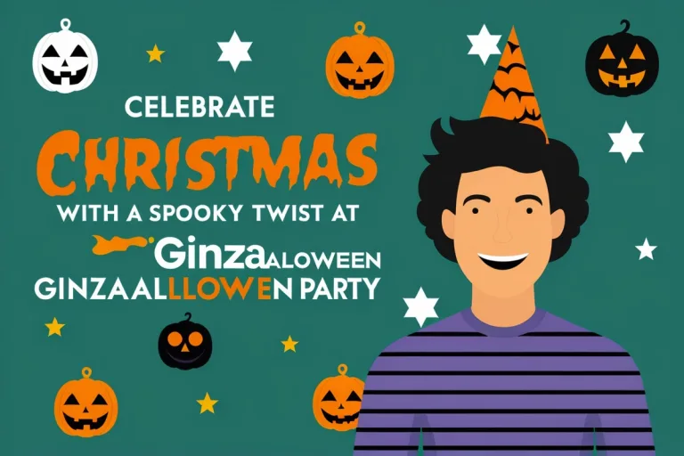 Celebrate Christmas With A Spooky Twist At Ginzasalloween Party