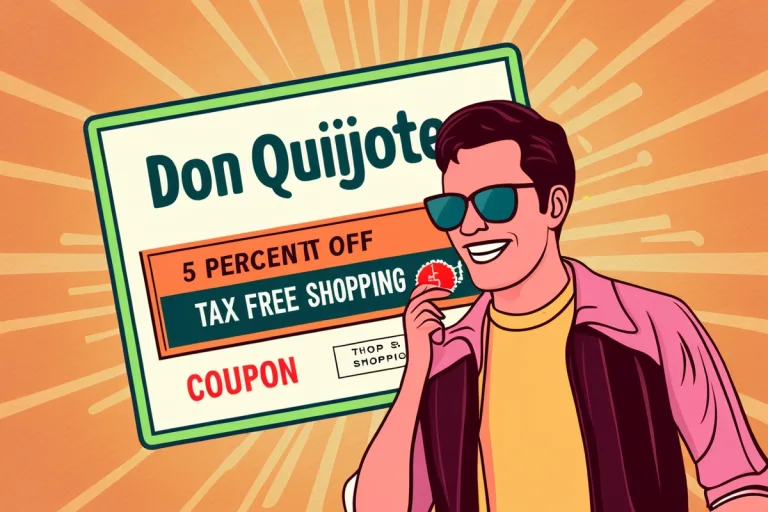 Don Quijote 5 Percent Off Tax Free Shopping Coupon