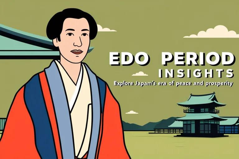 Edo Period Insights: Explore Japan's Era of Peace and Prosperity