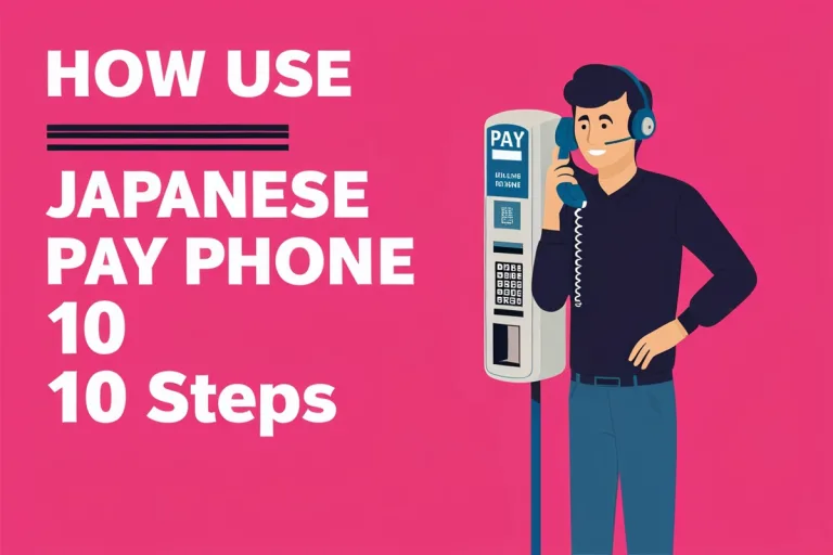 How Use Japanese Pay Phone 10 Steps