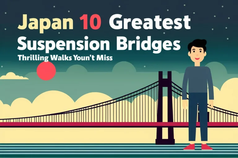 Japan 10 Greatest Suspension Bridges: Thrilling Walks You Can't Miss