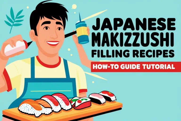 Japanese Makizushi Sushi Rolls Fillings Recipes How-to Guide Tutorial