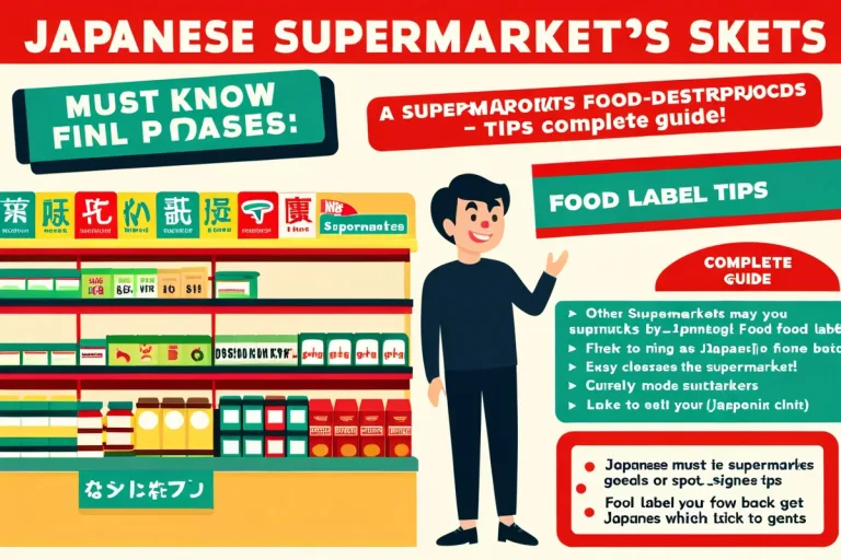 Japanese Supermarkets Must Know Phrases Food Label Tips Complete Guide