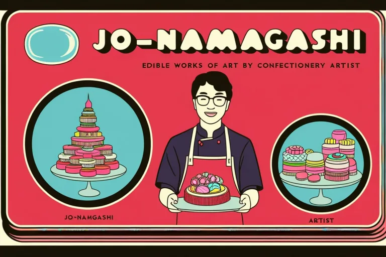 Jo-Namagashi Edible Works of Art Explained by a Confectionery Artist