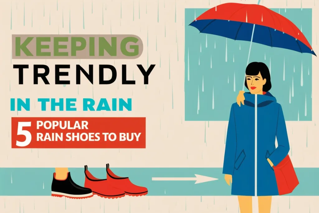 Keeping Trendy in the Rain 5 Popular Rain Shoes to Buy