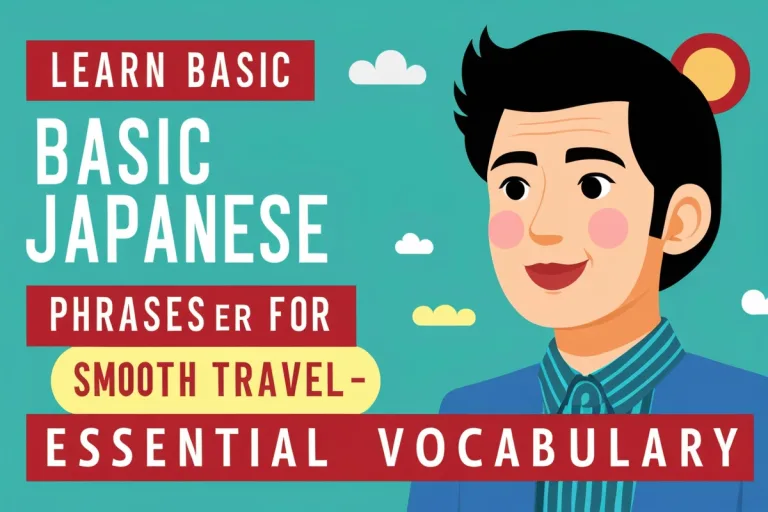 Learn Basic Japanese Phrases for Smooth Travel - Essential Vocabulary