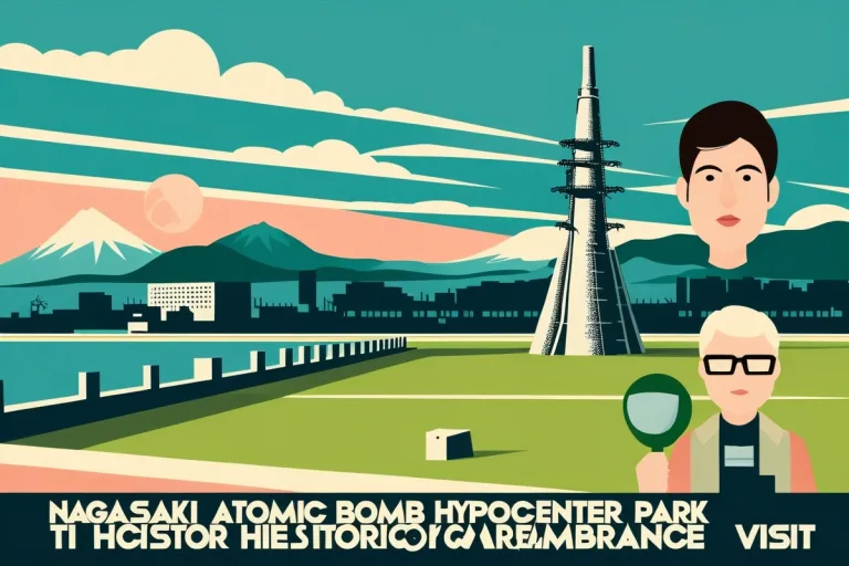 Nagasaki Atomic Bomb Hypocenter Park for Historic Remembrance Visit