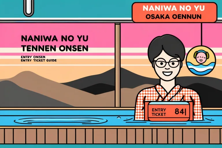 Naniwa No Yu Osaka Tennen Onsen Entry Ticket Guide