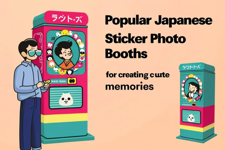 Popular Japanese Sticker Photo Booths For Creating Cute Memories