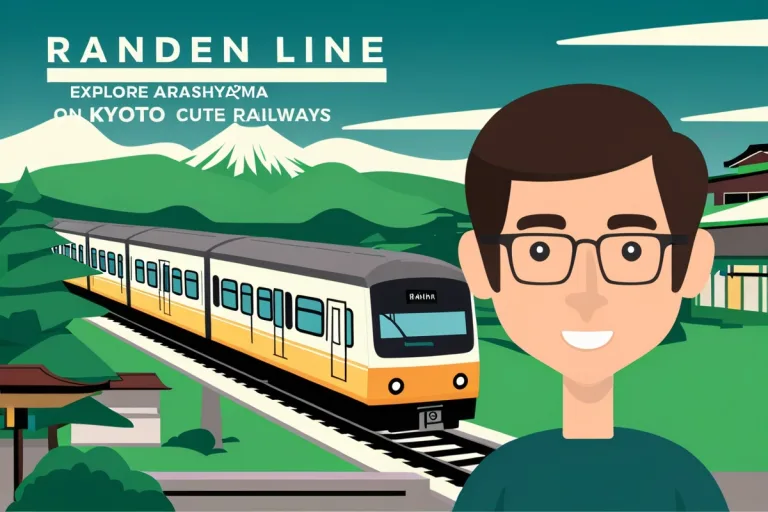 Randen Line Kyoto Explore Arashiyama on Kyoto Cute Railways