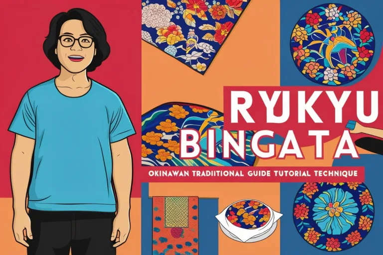 Ryukyu Bingata Okinawan Traditional Fabric Painting Guide Tutorial Technique