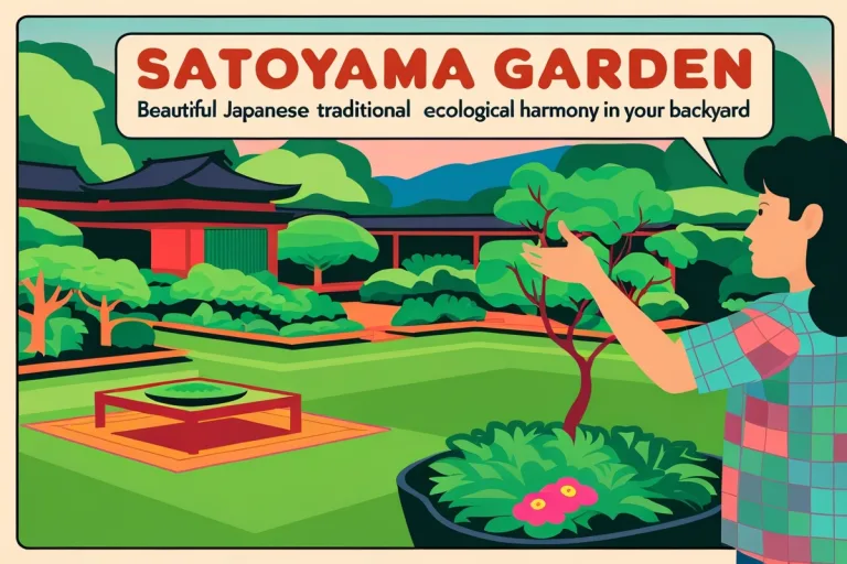 Satoyama Garden Beautiful Japanese traditional ecological harmony in your backyard