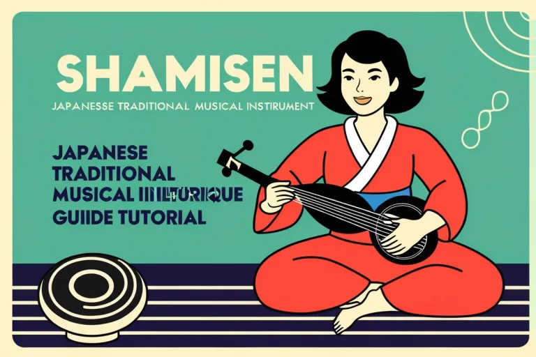 Shamisen Japanese Traditional Musical Instrument History and Technique Guide Tutorial