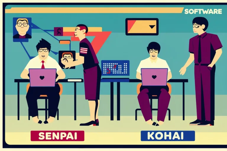 The Hierarchical Relationships of Senpai and Kohai in Software