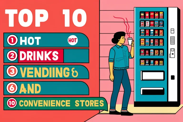 Top 10 Hot Drinks in Vending Machines and Convenience Stores