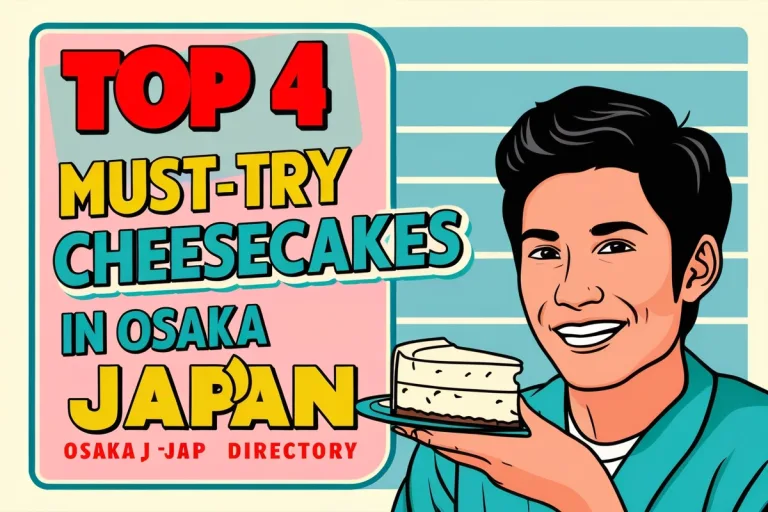 Top 4 Must-Try Fluffy Cheesecakes in Osaka Japan Directory