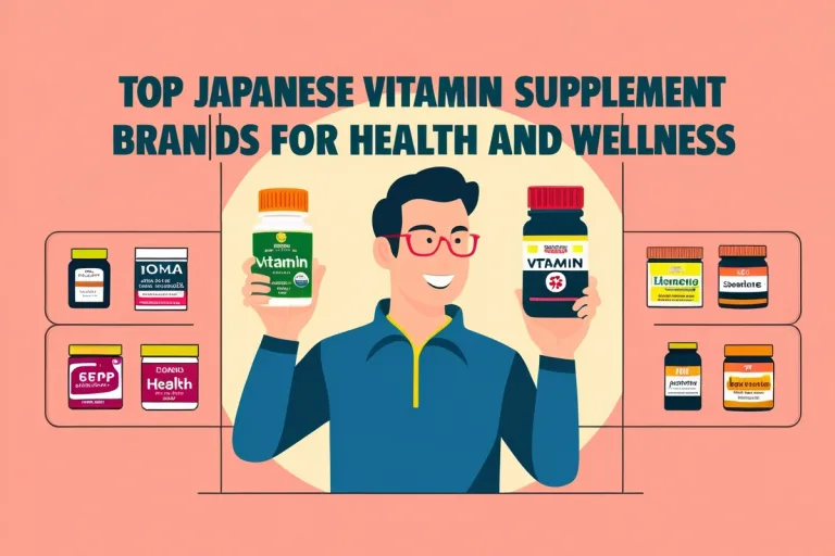 Top Japanese Vitamin and Supplement Brands for Health and Wellness