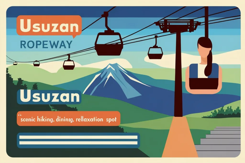 Usuzan Ropeway - Scenic views, hiking, dining, and relaxation spot