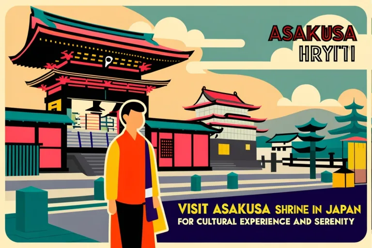 Visit Asakusa Shrine in Japan for cultural experience and serenity.