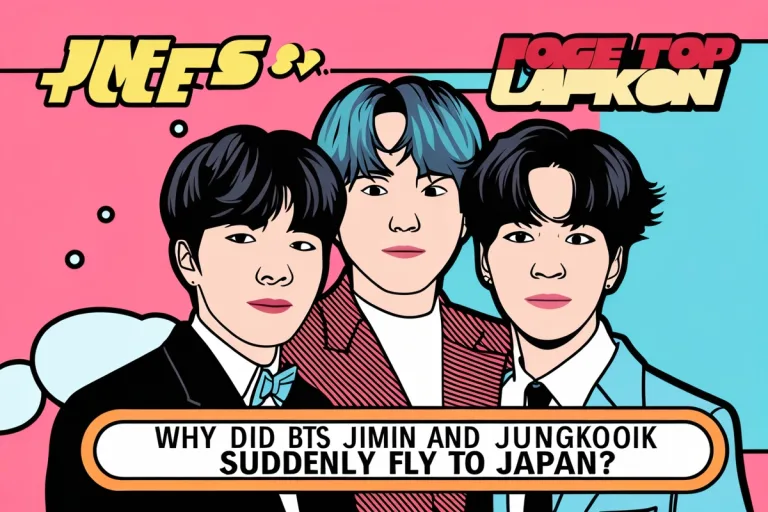 Why Did Bts's Jimin And Jungkook Suddenly Fly To Japan